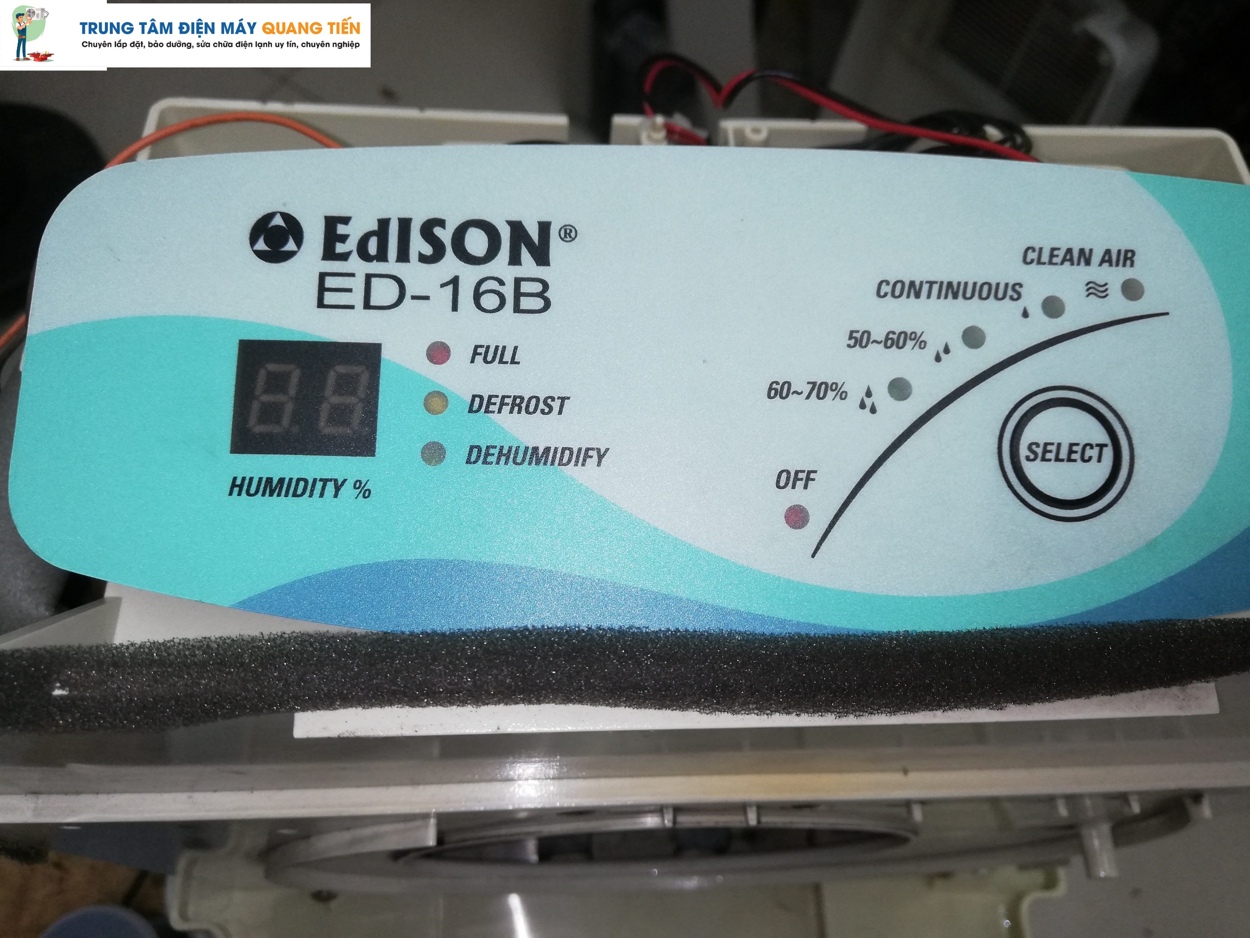 sửa máy hút ẩm Edison tại nhà - Điện Máy Quang Tiến