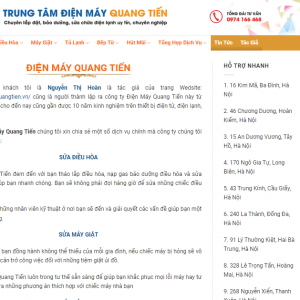 Ảnh Bìa Điện Máy Quang Tiến